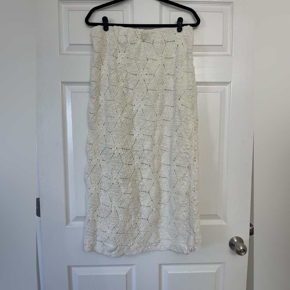 Free People Tavi Crochet Skirt | Size Medium